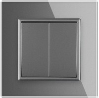 Выключатель Livolo VL-C7-K2S-15 Gray