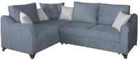 Canapea de colț Нижегородмебель&К Френсис ТД 513/1 Офелия 10 т Серый/Офелия 8 Светло-Серый