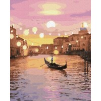 Картина по номерам Art Gallery Econom Закат в Венеции 40x50cm (GX32456)