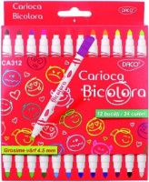 Set carioci Daco Bicolora 24 Colors (CA312)