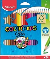 Creioane colorate Maped Star 24pcs