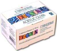 Художественные краски Nevskaya Palitra Decola Acrylic Gloss 6 Colors 20ml