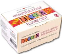 Художественные краски Nevskaya Palitra Decola Fluorescent 6 Colors 20ml