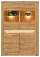 Витрина Sokme Санди 4Д Дуб Гранд