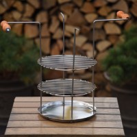 Тарелка-решетка трёхъярусная Amfora Tandoors