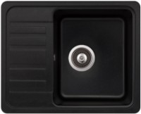 Кухонная мойка Aquasanita Helika Notus SQ102 Black metallic