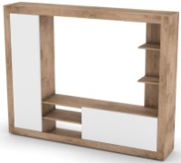 Living SV-Мебель №10 Stejar Delano/Alb luciu