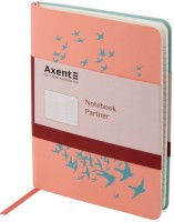 Ежедневник Axent Partner Soft Mini A6+/80p Birds Pink (8302-10-A)