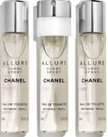 Парфюмерный набор для него Chanel Allure Homme Sport Refill EDT 3x20ml