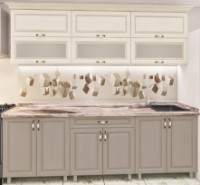 Bucătărie Bafimob Modern MDF 1.8m glass Dub Konkordiya/Alebastr