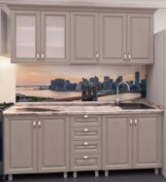 Кухонный гарнитур Bafimob Lena MDF 1.6m Dub Konkordiya