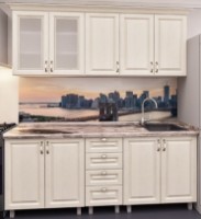 Кухонный гарнитур Bafimob Lena MDF 2.0m Alebastr