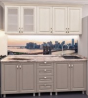 Кухонный гарнитур Bafimob Lena MDF 2.0m Alebastr/Dub Konkordiya