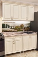 Кухонный гарнитур Bafimob Mini MDF 1.6m Alebastr