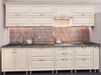 Кухонный гарнитур Bafimob Quadro MDF 3.0m +tandembox Alebastr        