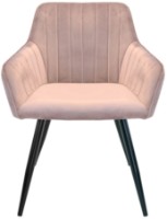 Scaun Deco DC-1936 Iris Pudra/Black Legs