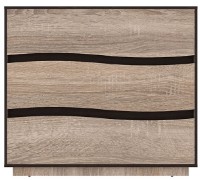 Comodă Yasen Женева 3Ш Wenge magic/Stejar Sonoma Truffle