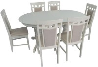 Комплект для столовой Evelin HV-33V Cream Light + 6 Deppa R Cream Light/NV-1WP