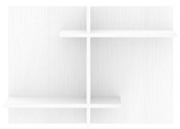 Raft de perete Fabrik Home Small 1 Alb Frasin