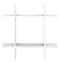 Raft de perete Fabrik Home Small 2 Alb Frasin