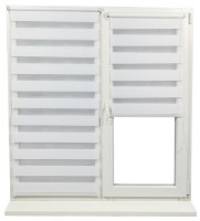 Рулонные шторы Dekora Day Night BH-1200 Ivory 0.80x1.70m