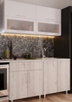 Bucătărie Bafimob Modern (High Gloss) Mini 1.4m White/Carton