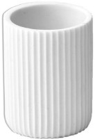 Стакан для зубных щёток Tendance Vertical Stripes White (43687)