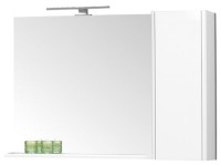 Dulap cu oglindă Orka Duden 100 White (16050)