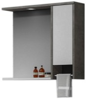 Шкаф с зеркалом Orka Aydos 80 Silver (16043)