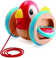 Игрушка каталка Hape Baby Bird Pull Along (E0360A)
