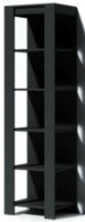 Стеллаж Fabrik Home Belford Черный Ясень 55x42x197cm