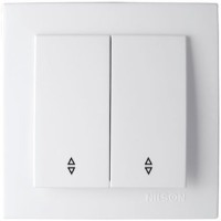 Выключатель Nilson 24111009 Touran (20401008) White 2pcs