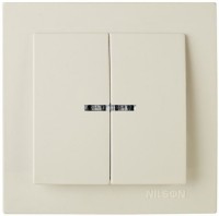 Выключатель Nilson 24121004 Touran (20402004) Cream 3pcs