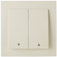 Выключатель Nilson 24121011 Touran (20402010) Cream 3pcs