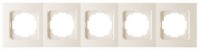 Рамка для розеток и выключателей Nilson 24120095 Touran (20402028) Cream 3pcs