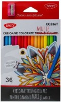 Creioane colorate Daco 36pcs (CC336T)