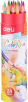 Набор цветных карандашей Deli ColoRun Tube 24pcs