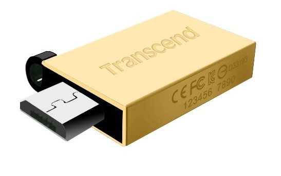 USB Flash Drive Transcend JetFlash 380 32Gb Gold OTG