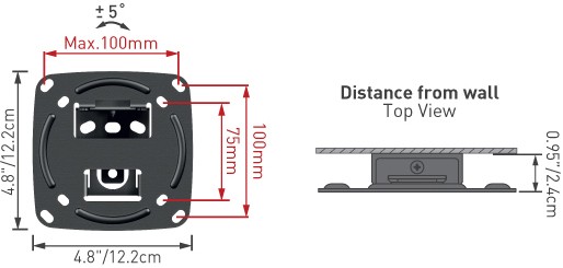 Кронштейн для ТВ Barkan E100