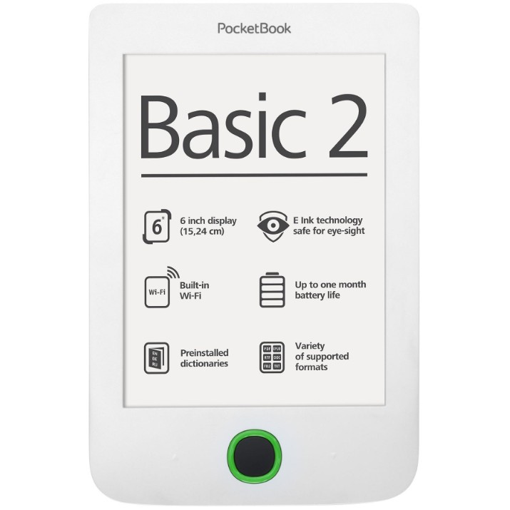 Электронная книга Pocketbook Basic 2 614 White