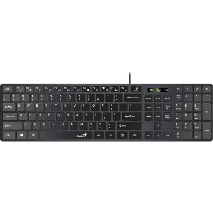 Tastatură Genius SlimStar 126 Low-profile Black