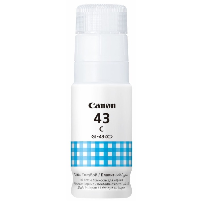 Recipient de cerneală Canon GI-43 Cyan