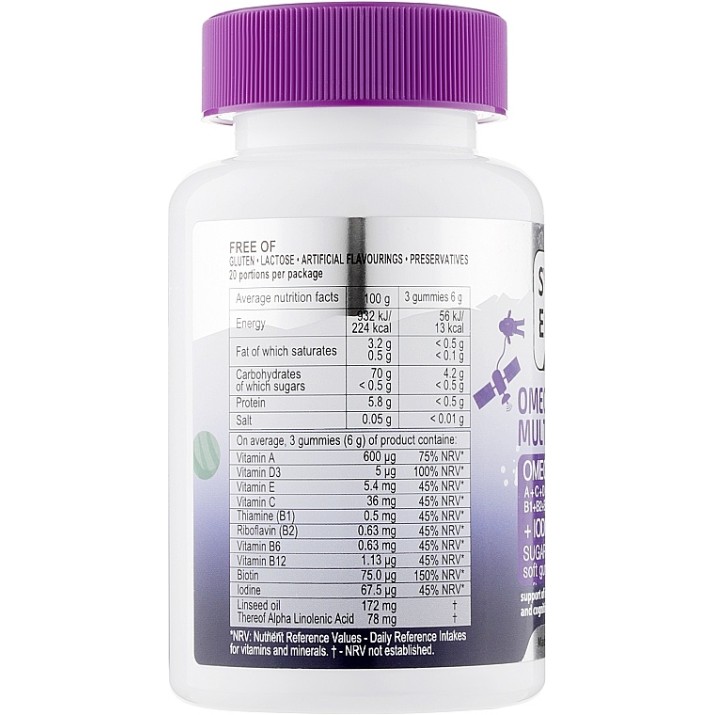Acizi grași Swiss Energy Omega-3 Multivit+Iodine N60