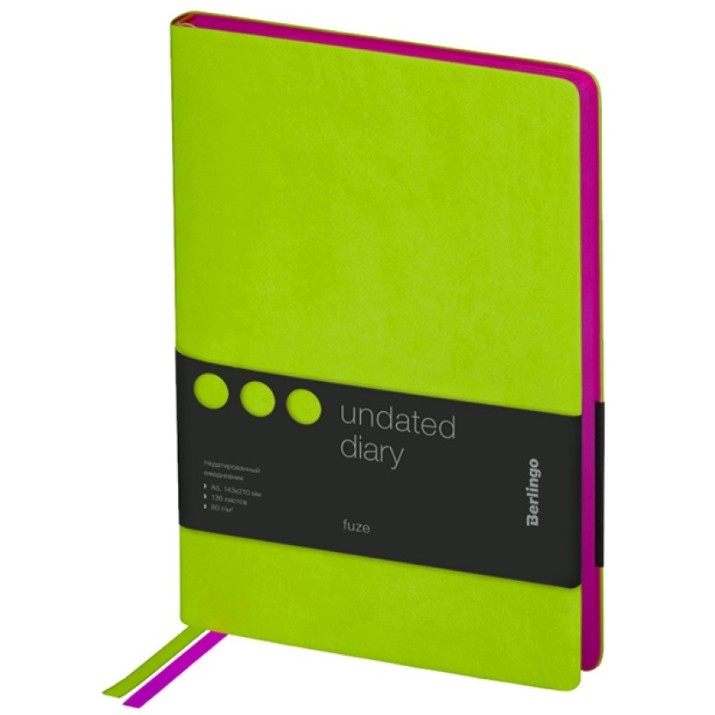 Agendă Berlingo Fuze A5 136L Light Green