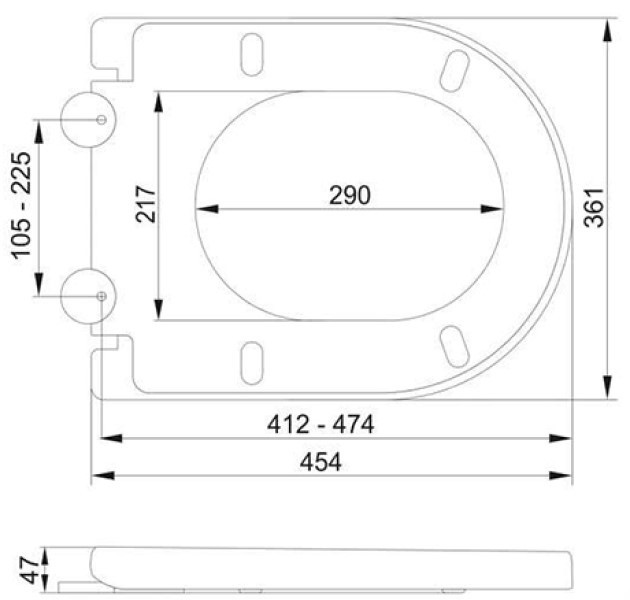 Capac de toaletă Fala FA75472