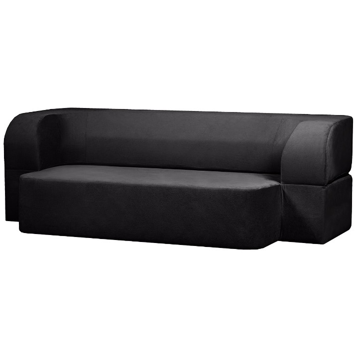 Canapea fără ramă Edka Meteor 200x120x32 M37 Black