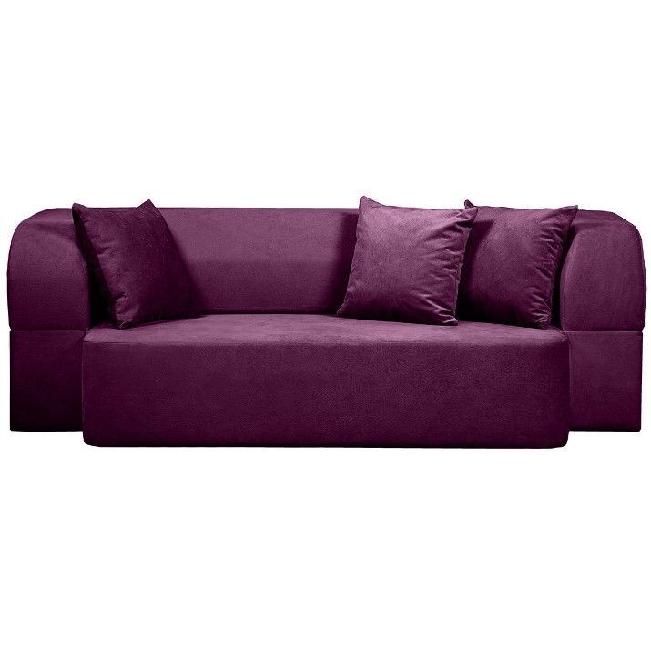 Canapea fără ramă Edka Meteor 200x120x32 M10 Dark Purple