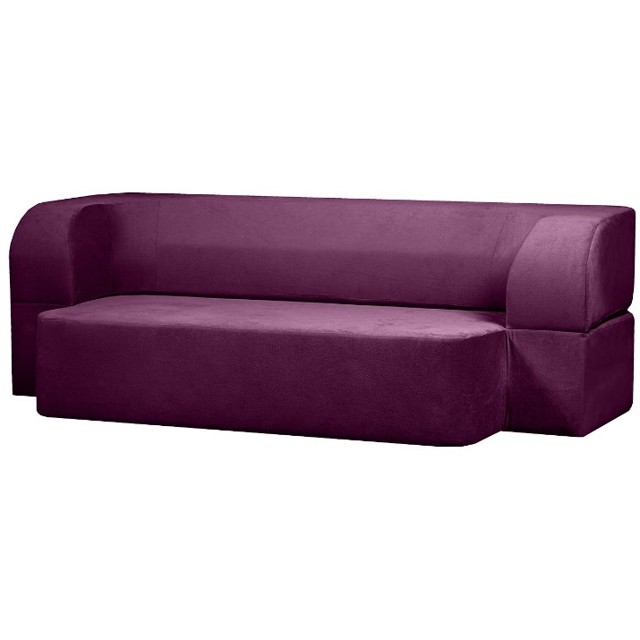 Canapea fără ramă Edka Meteor 200x120x32 M10 Dark Purple