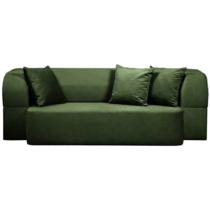 Canapea fără ramă Edka Meteor 200x120x32 M35 Dark Green