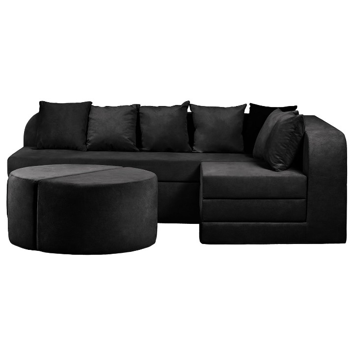 Бескаркасный диван Edka Jupiter 210x280x50 M37 Black